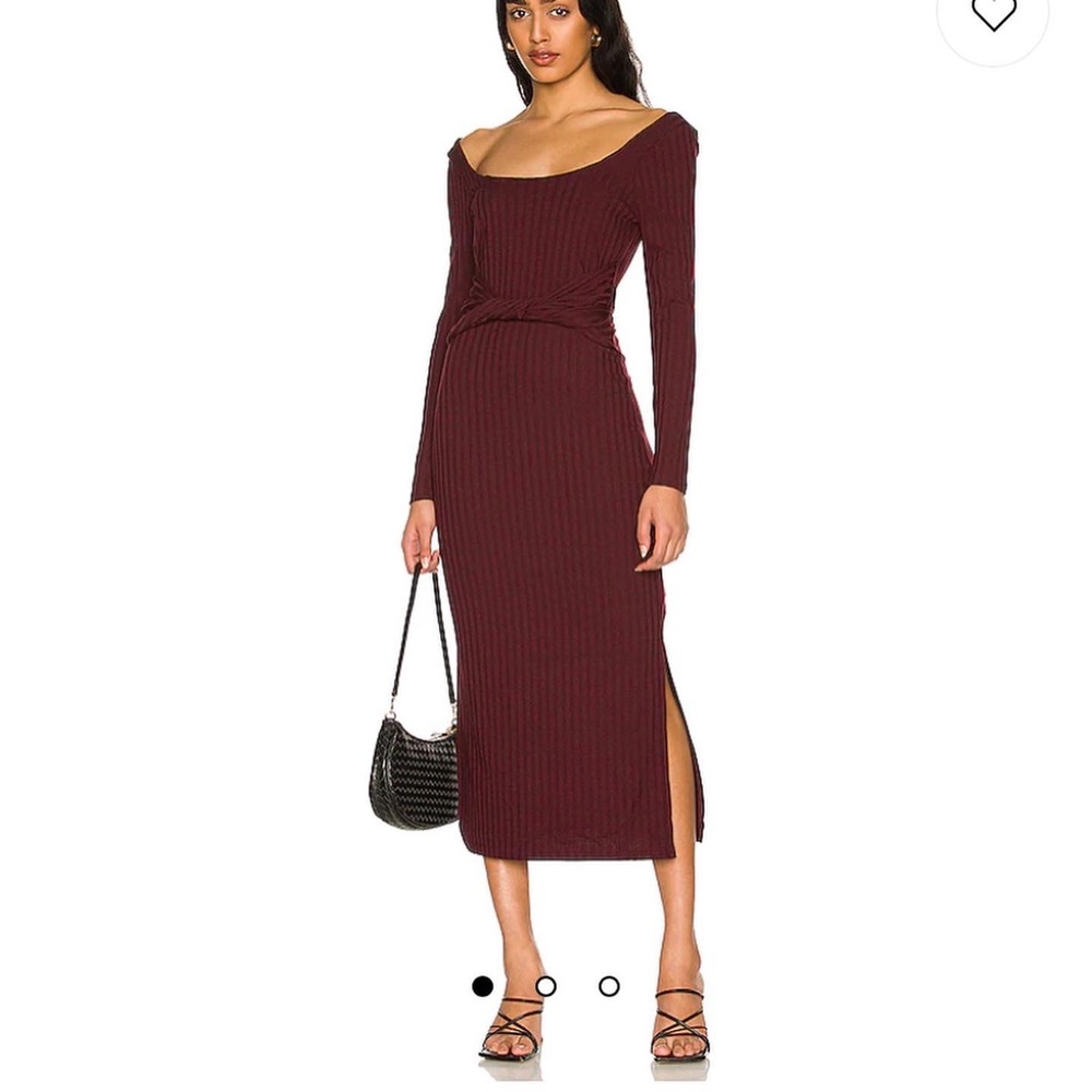 minkpink nora waist tie dress
